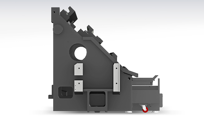 batiu structură monobloc înclinat la 45 - centru strunjire cnc L400A