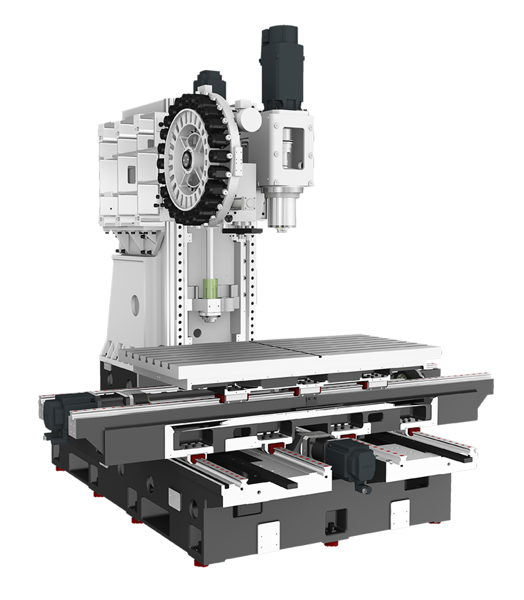 centru frezare cnc F850 - structură rigidă