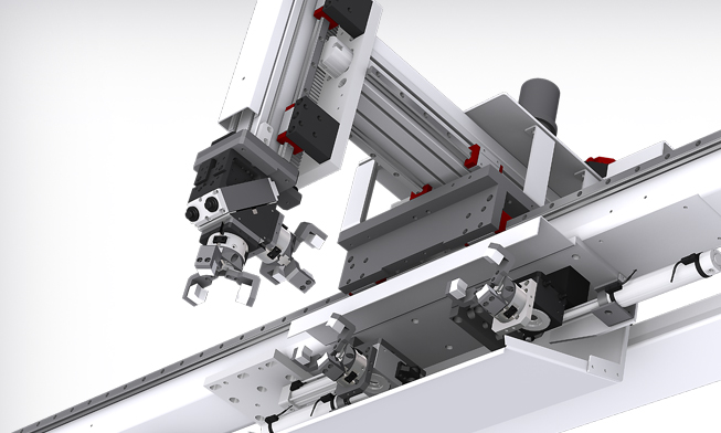 Sistem de alimentare tip Gantry