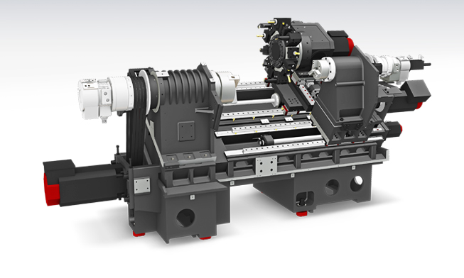 SE2200A CNC esztergák- bed structure