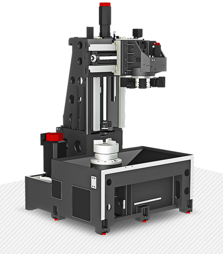 Vertical CNC lathe LV4500 - structure